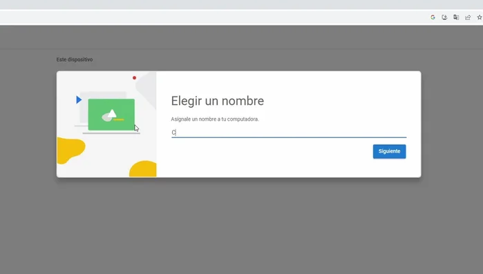Configura el nombre y PIN de tu equipo.