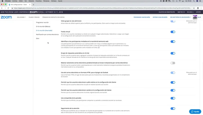 Verifica que la opción aparezca en gris (deshabilitada).