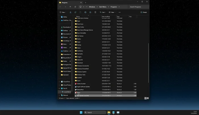 Haz clic derecho de nuevo en el ejecutable del lanzador y selecciona "Propiedades".