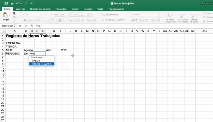 Calcular la fecha final del mes con la función `FIN.MES`.
