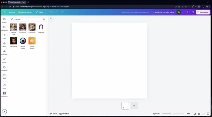 Selecciona el filtro 'Reimagine'.