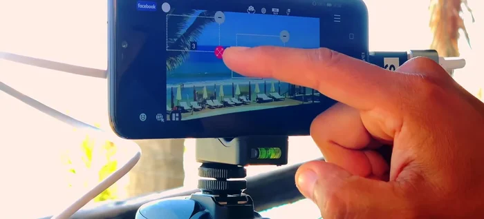 Utilizar la función de simulación multicámara de CameraFi Live para crear diferentes planos de la escena.