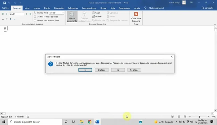Esperar a que se complete la conversión.