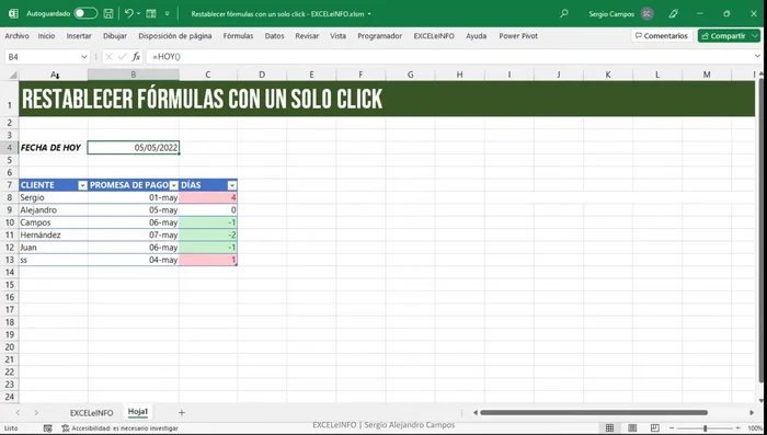 Crear un archivo de Excel habilitado para macros. Guarda el archivo como libro de Excel habilitado para macros.