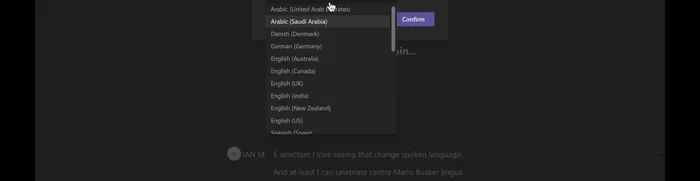 Elige tu idioma preferido de la lista.