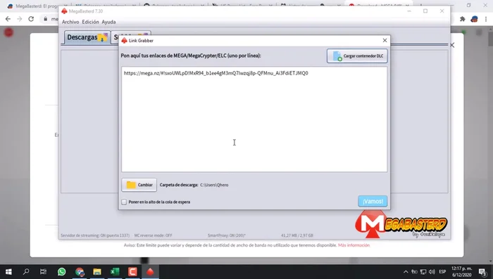 Esperar a que la descarga finalice: El tiempo de descarga varía según la velocidad de internet y la calidad de los proxies.