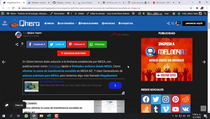 Instalar MegaBuster: Selecciona la versión compatible con tu sistema operativo (Windows 32/64 bit, etc.). Se recomienda instalar la máquina virtual de Java.