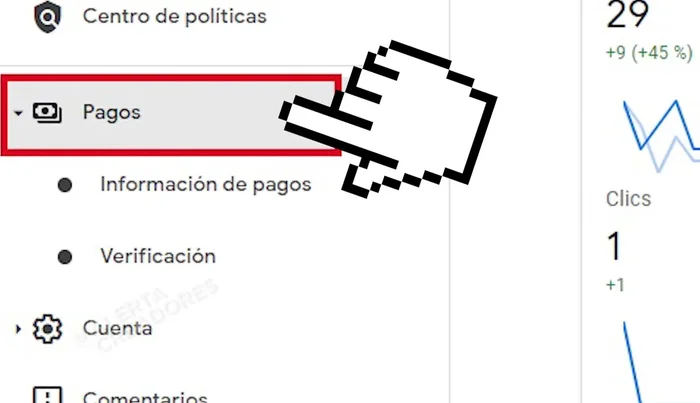 Elegir la pestaña 'YouTube'.