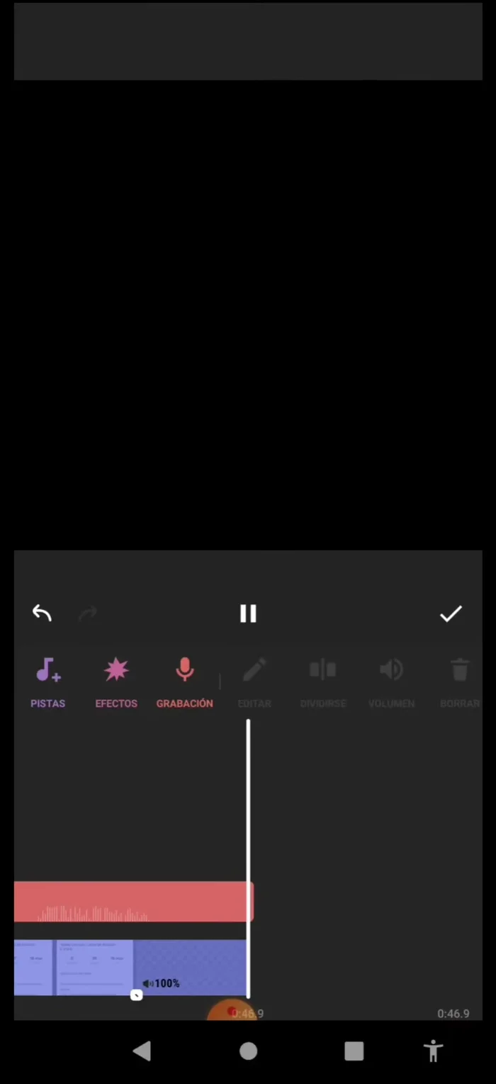 Guardar el video con la voz en off.