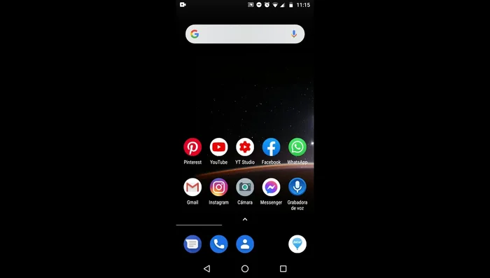 Buscar cualquier palabra en Google Chrome.