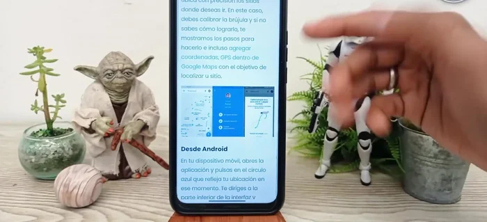 Una vez que la bola roja vuelva a su posición inicial, la brújula estará calibrada.