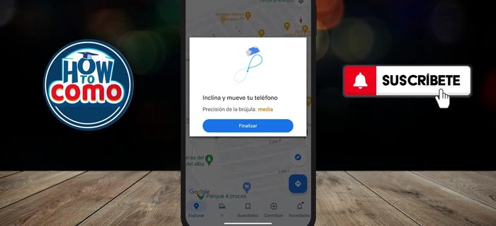 Repite el movimiento hasta que la precisión pase de "baja" a "alta".