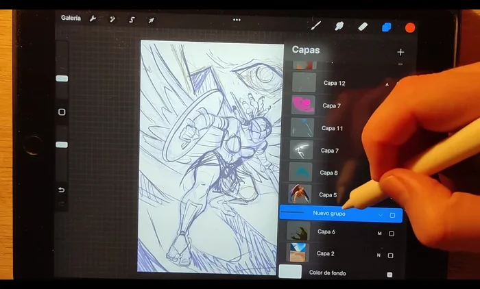 Rota el lienzo para detectar y corregir errores.