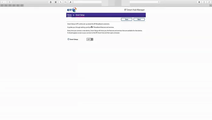 Desactiva la configuración inteligente del router (Smart Setup, etc.) si está habilitada.