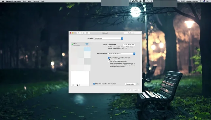 Aplica los cambios y cierra la configuración de red.