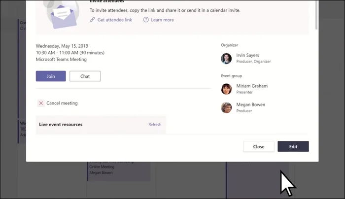 Programa el evento y obtén un enlace para compartir con los asistentes.