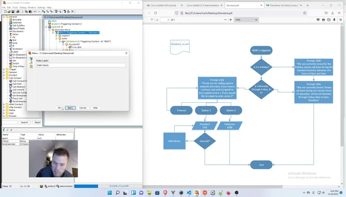 Agregar etiquetas para facilitar el salto entre diferentes partes del script (ej. para regresar al menú principal después del tiempo de espera).