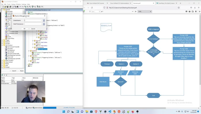 Utilizar la herramienta de depuración de UCCX para probar el script en tiempo real y detectar errores.