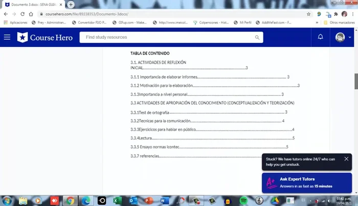 Descargar el documento: Una vez encontrado, revisa el documento y, si es el adecuado, procede a descargarlo en formato .pdf o .doc.