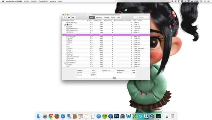 Espera a que todos los procesos "store" desaparezcan del Monitor de Actividad.