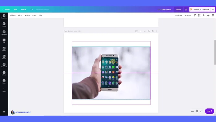 Haz clic en 'Apply' o 'Aplicar' para guardar el efecto.