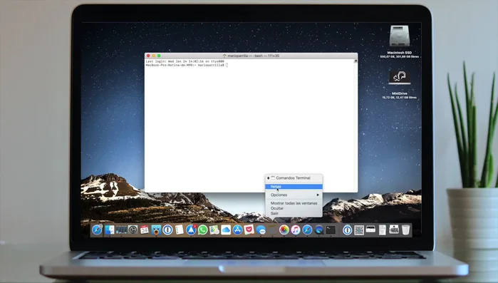 Espera a que la limpieza de caché se complete. Esto se indica cuando aparece de nuevo el nombre de tu equipo y usuario al final de la terminal.