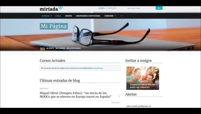 Para edX, acceder a través de los enlaces proporcionados en la descripción del curso.