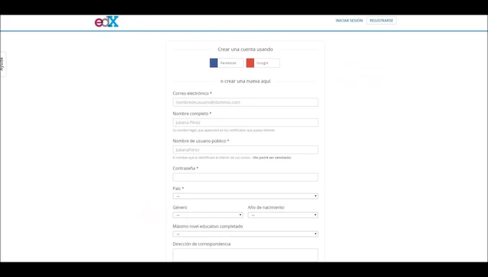 Elegir entre 'Enroll' (inscribirse) para cursos en inglés o seguir las instrucciones específicas del curso.