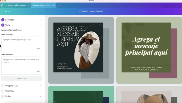 Sube una foto o imagen.