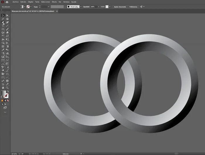 Usar la herramienta Pluma para dibujar las intersecciones.