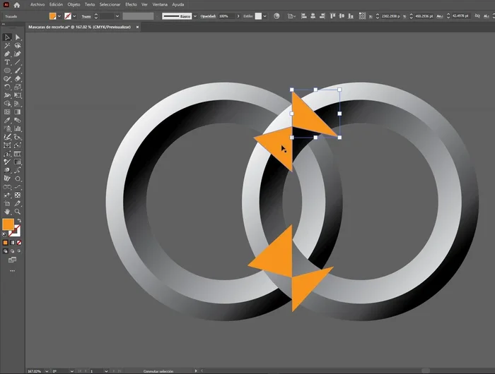 Crear un trazado compuesto con las intersecciones.