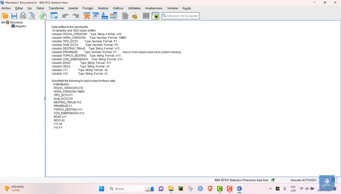 Finalizar la importación.