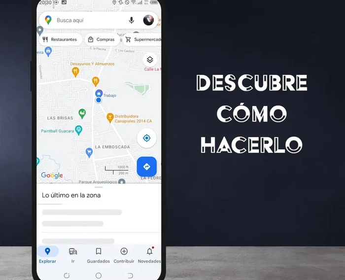 Desplázate hacia abajo y busca "Historial de Google Maps".