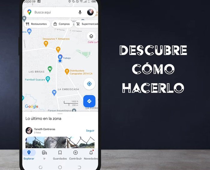 Desplázate hacia abajo y busca "Historial de Google Maps".