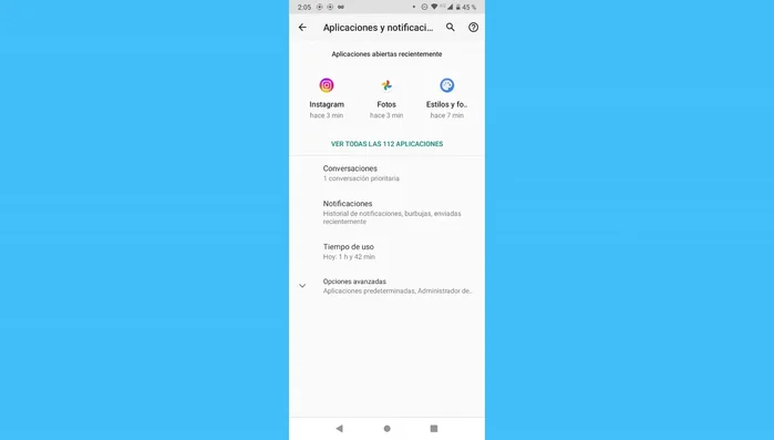Activar 'Datos en segundo plano'.