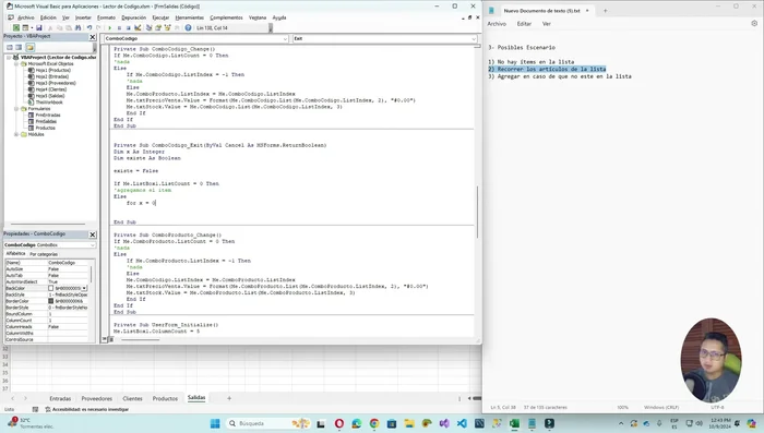 Agregar el item al ListBox: Utilizar el método 'AddItem' para agregar el nuevo producto a la lista.