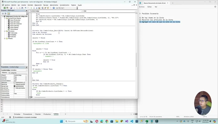 Manejar la selección de otros controles: Establecer la propiedad 'Cancel' del evento 'Exit' a 'True' para evitar que el enfoque se mueva a otro control después de la lectura del código de barras.