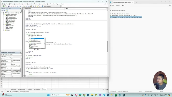 Agregar el item al ListBox: Utilizar el método 'AddItem' para agregar el nuevo producto a la lista.