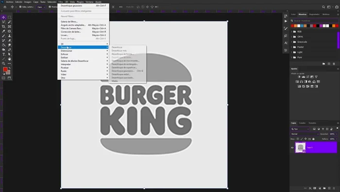 Redefinir los bordes y ajustar el contraste con la capa de ajuste de Curvas.