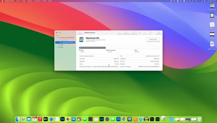 Ejecutar la 'Primera Ayuda' en el Disco de Utilidades para reparar posibles errores en el disco que afecten a Safari.