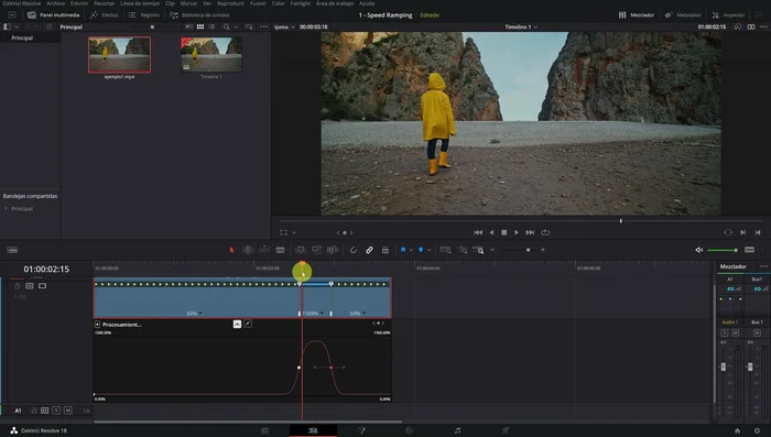 Para una mejor calidad (en la versión de pago), usa el módulo de color y aplica desenfoque de movimiento para mayor fluidez.