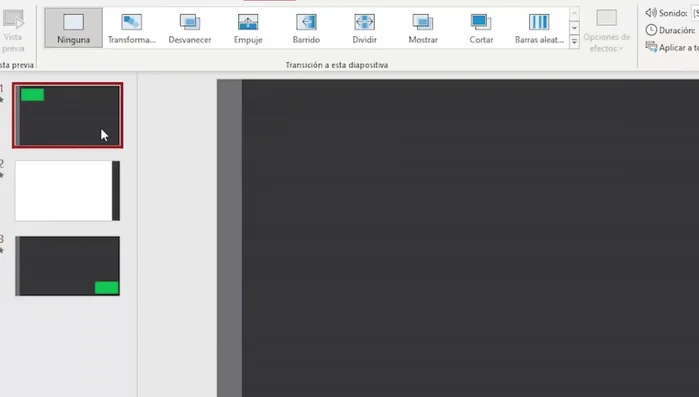 Repetir los pasos 2 al 6 para cada diapositiva.