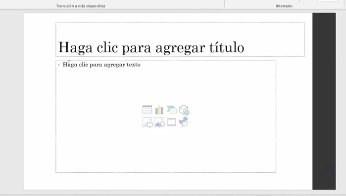 Previsualizar la transición haciendo clic en la miniatura.