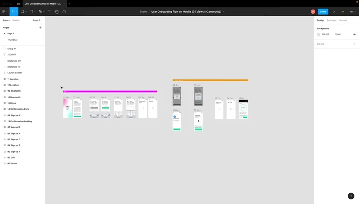 Exportar las pantallas seleccionadas a Overflow usando el plugin.