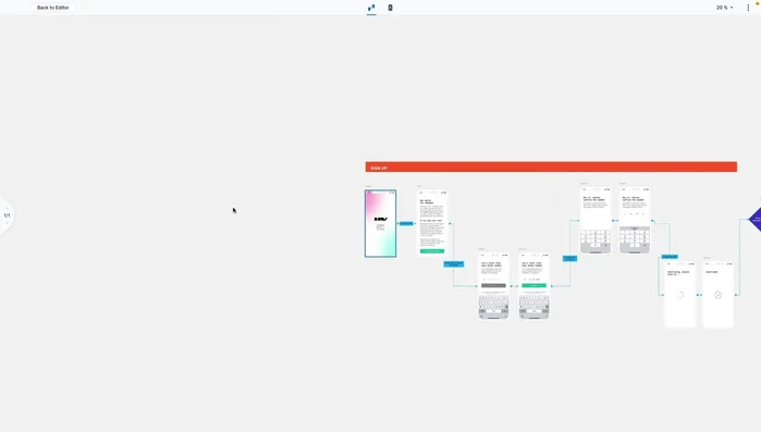 Utilizar la opción de vista previa o presentación para revisar y compartir el diagrama de flujo.