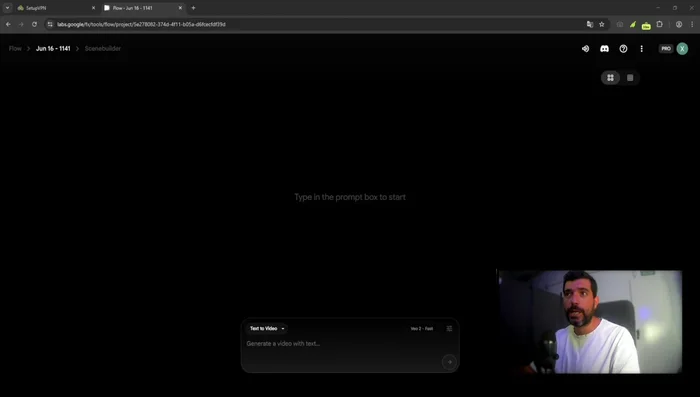 Generar las escenas en Google BO3 usando los prompts. Asegurar consistencia de personajes entre escenas, especificando detalles en cada prompt.