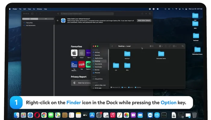 Seleccione Reiniciar en el menú desplegable.