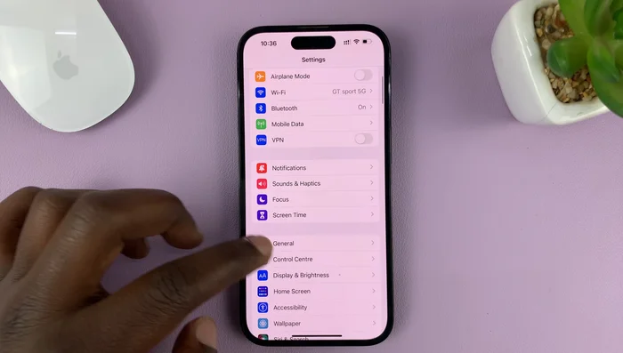Seleccionar Tiempo de pantalla