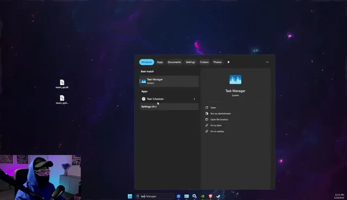 Vuelve a abrir Steam.