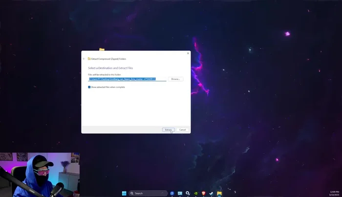 Extrae los archivos del emulador. Si usas Windows, copia los dos archivos específicos (dependiendo de si es 32 o 64 bits) y si usas Linux, copia los archivos según tu arquitectura.